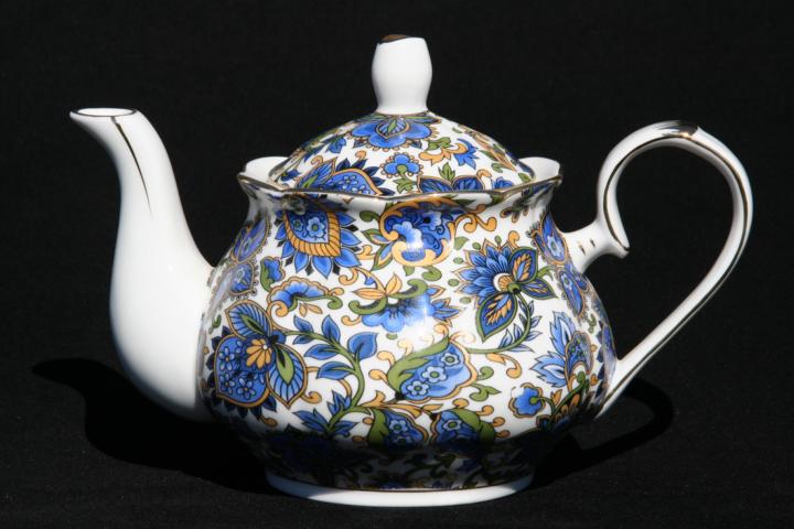 Paisley Blue 2 Cup Teapot